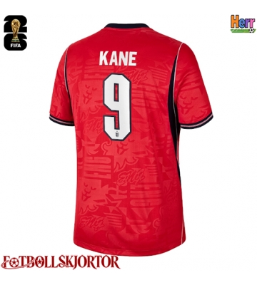 England Harry Kane #9 Bortatröja VM 2026 Kortärmad